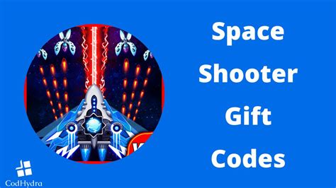 Space shooter gift code - It should be your infinity shooting missions! - Epic and huge bosses: Show-off your skills. Enjoy arcade galaxy shooter game space combat - powered up. - PVP - online shooting games, co-op with friend, gather your space team, mark your name on leader board global. - Stunning designs, amazing lighting and special effects.